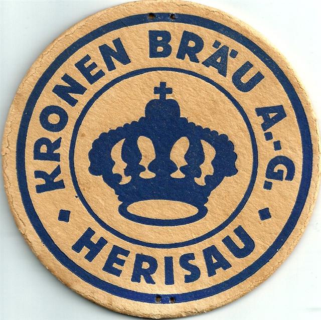 herisau ar-ch kronen 1ab (rund210-kronen bru a g-blau) 